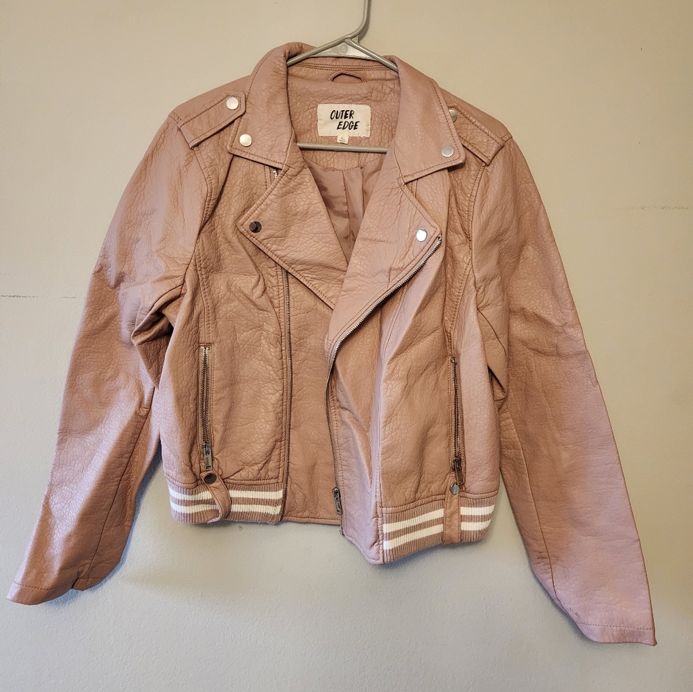 Outer Edge Pleather jacket
